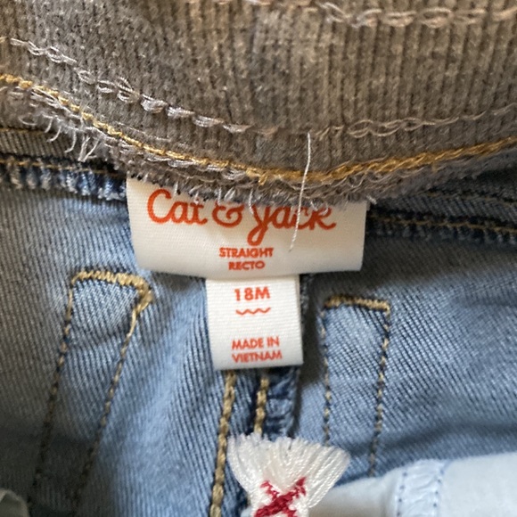 10 pairs of jeans and 1 pair of teal pants.  12-18months. - Picture 5 of 8